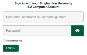 Binghamton Student Portal Login